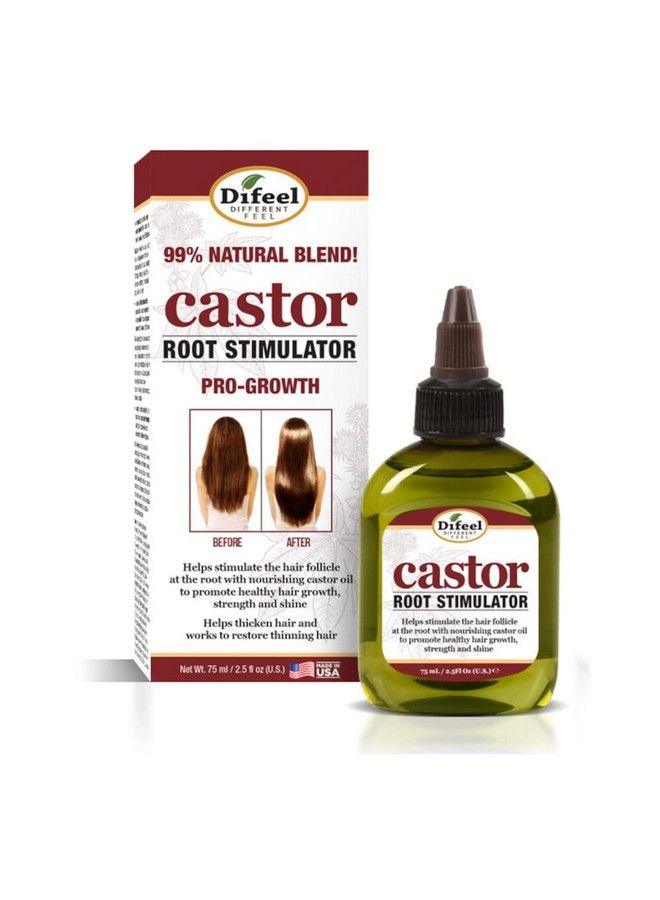 4Pc Castor Progrowth Hair Growth: Cleansing & Growth Set Includes 12 Oz Shampoo 12Oz Conditioner 12Oz Hair Mask & 2.5Oz Root Stimulator