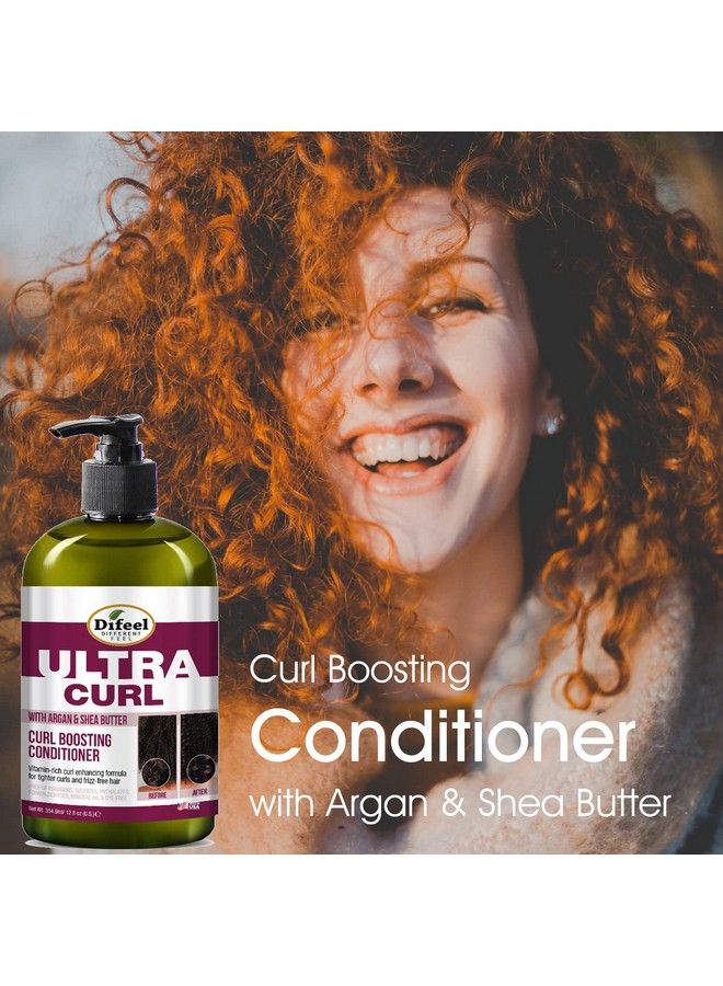 Ultra Curl 4Pc Curl Enhancing Hair Care Set : Shampoo 12 Oz Conditioner 12 Oz Hair Mask 12 Oz & Hair Oil 8Oz