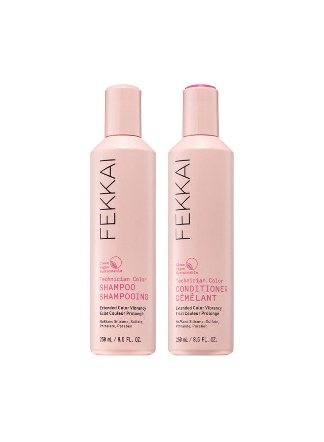 Technician Color Shampoo + Conditioner 8.5 Oz Bottle Of Each Extends Vibrancy Of Colortreated Hair Salon Grade Ewg Compliant Vegan & Cruelty Free