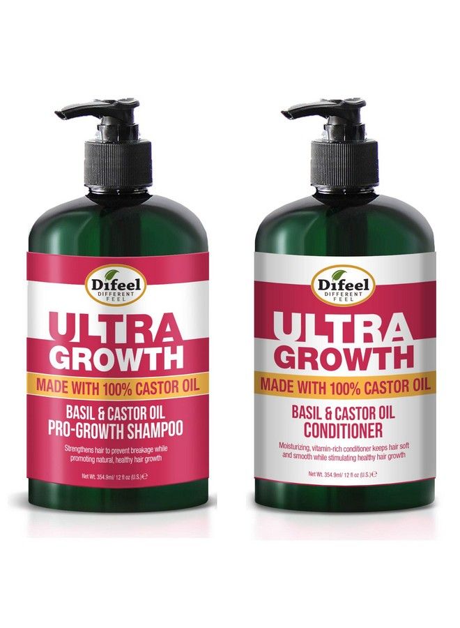 Ultra Growth Shampoo Conditioner & Hair Oil 3Pc Set Includes Ultra Growth Shampoo 12 Oz Conditioner 12 Oz. And Hair Oil 8 Oz.