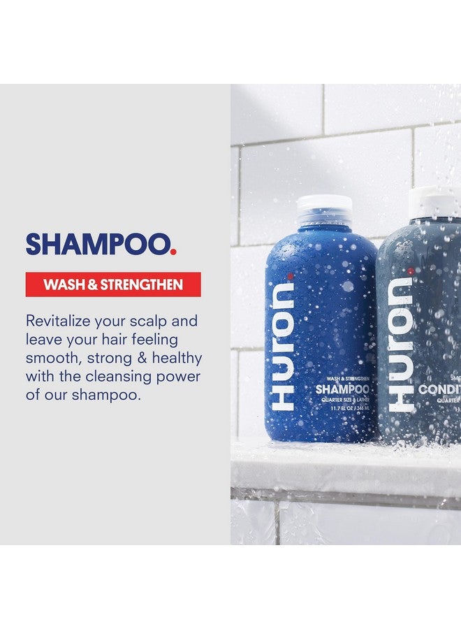 Uron Men’S Shampoo & Conditioner Set Clean & Invigorating Scent Hydrating & Nourishing Shampoo & Conditioner For Men Vegan Ingredients & Cruelty Free