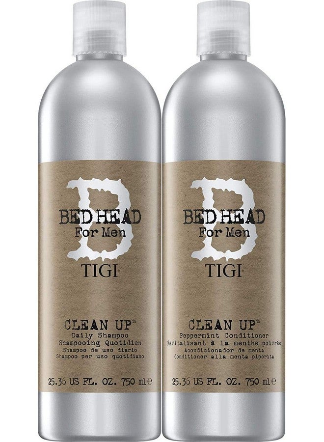 Bed Head Men Clean Up Shampoo & Conditioner Duo Pack 25.36Ounce Each