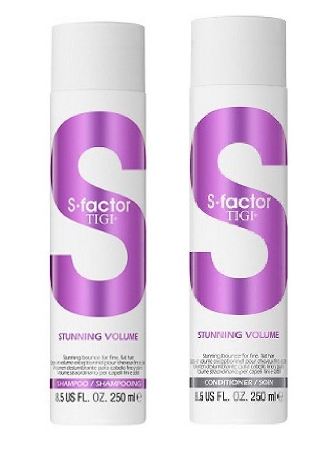 S Factor Stunning Volume Shampoo & Conditioner 8.5 Oz