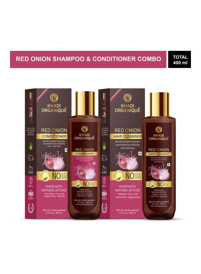 Hair Care Kit Red Onion Shampoo + Conditioner 400ml