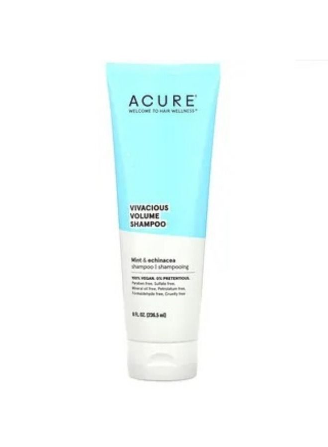 Acure Vivacious Volume Shampoo Mint & Echinacea  8 fl oz 236.5 ml