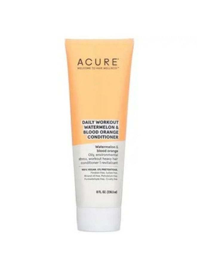 Acure Daily Workout Watermelon & Blood Orange Conditioner  8 fl oz 236.5 ml