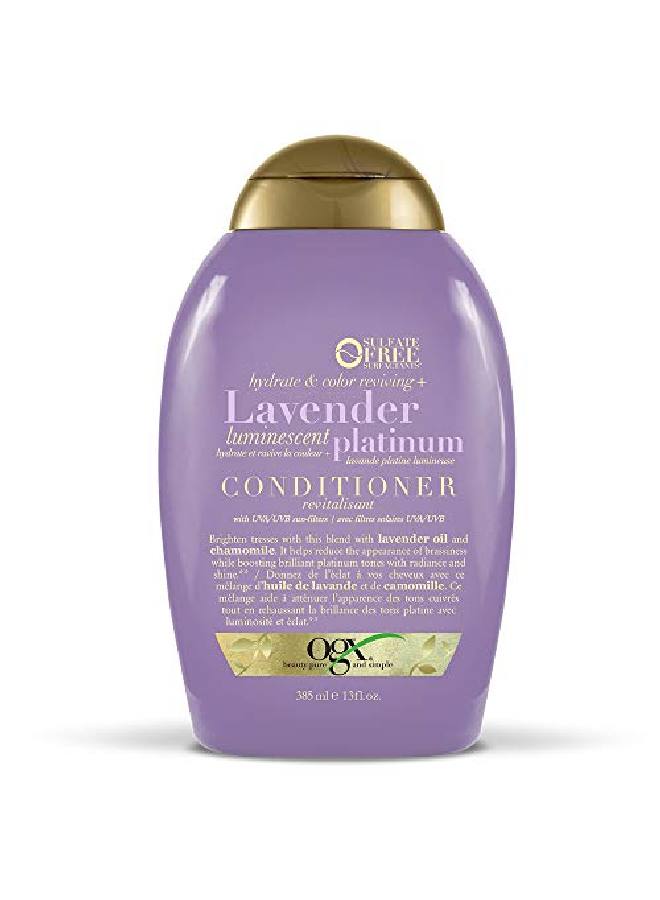 Hydrate & Color Reviving + Lavender Luminescent Platinum Conditioner 13 Ounce