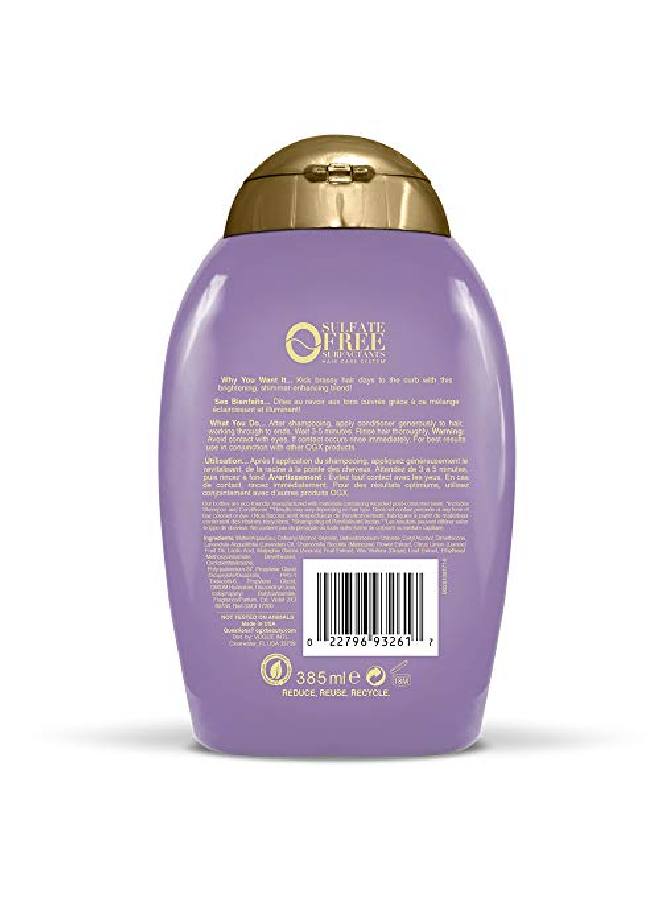 Hydrate & Color Reviving + Lavender Luminescent Platinum Conditioner 13 Ounce