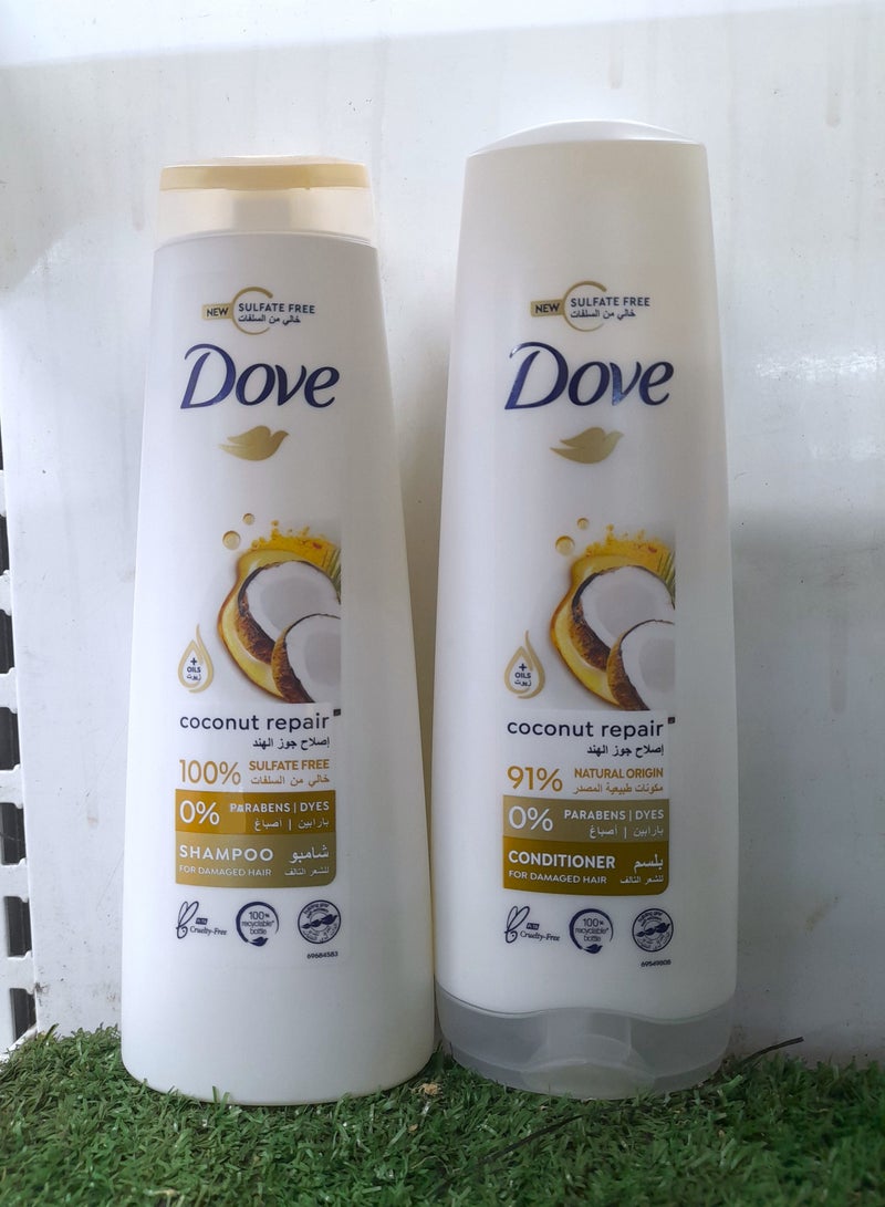 Repairing Ritual Shampoo Coconut 400ml with Conditioner 320ml