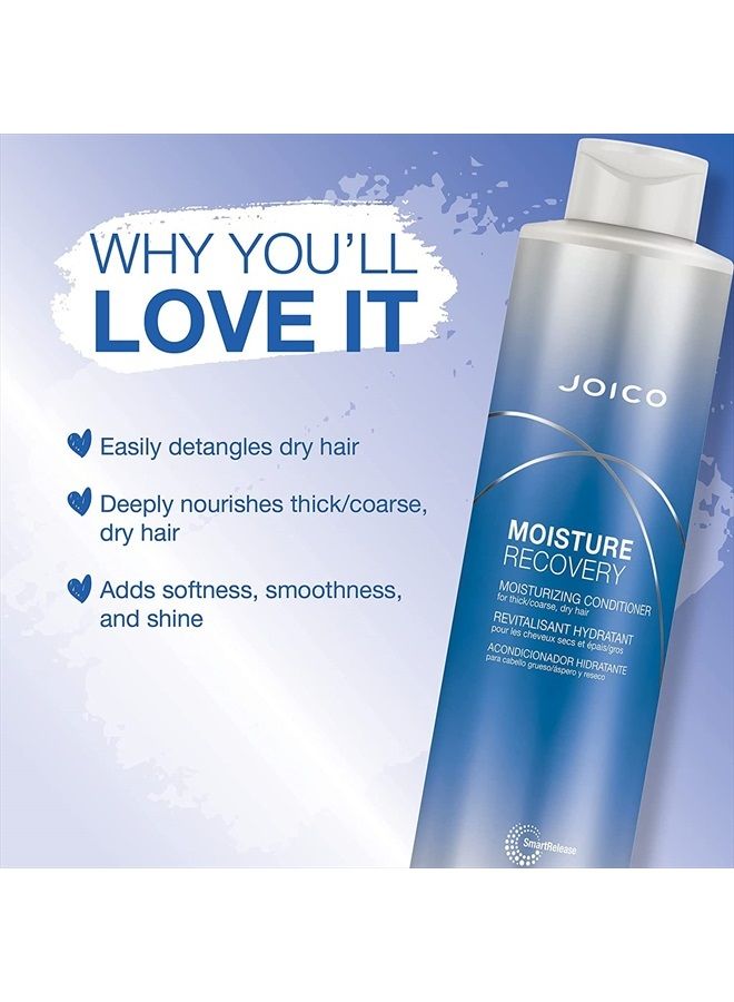 Moisture Recovery Shampoo and Conditioner, 33.8 Fl Oz(Pack of 2)