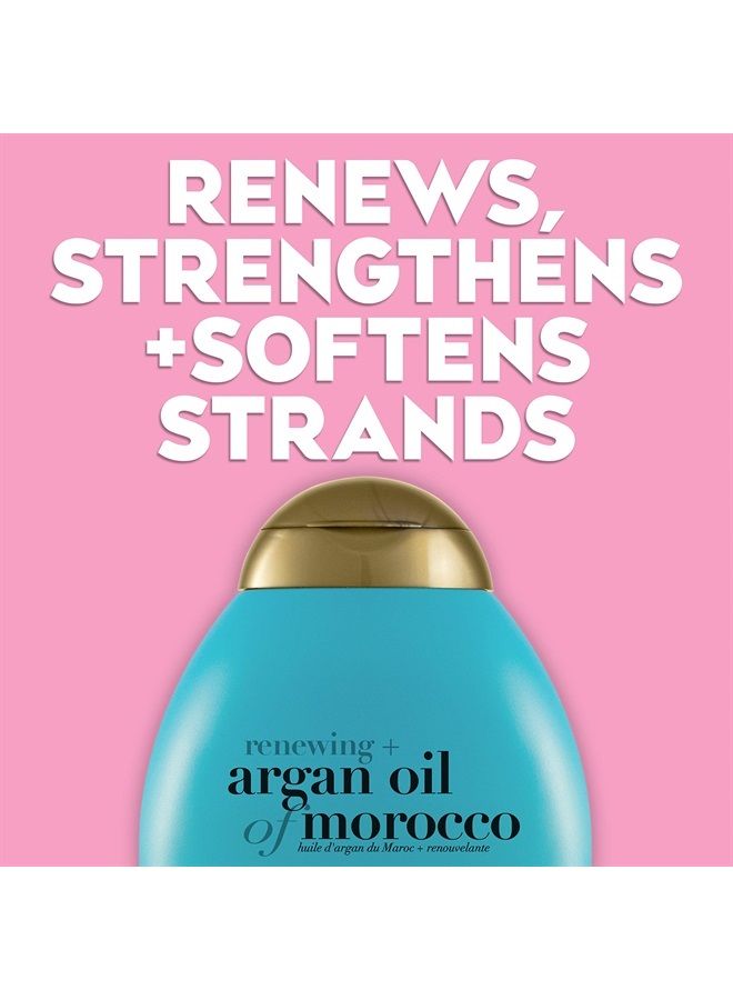 Renewing + Argan Oil of Morocco Shampoo & Conditioner, 25.4 Fl Oz 2 count (Pack of 1)