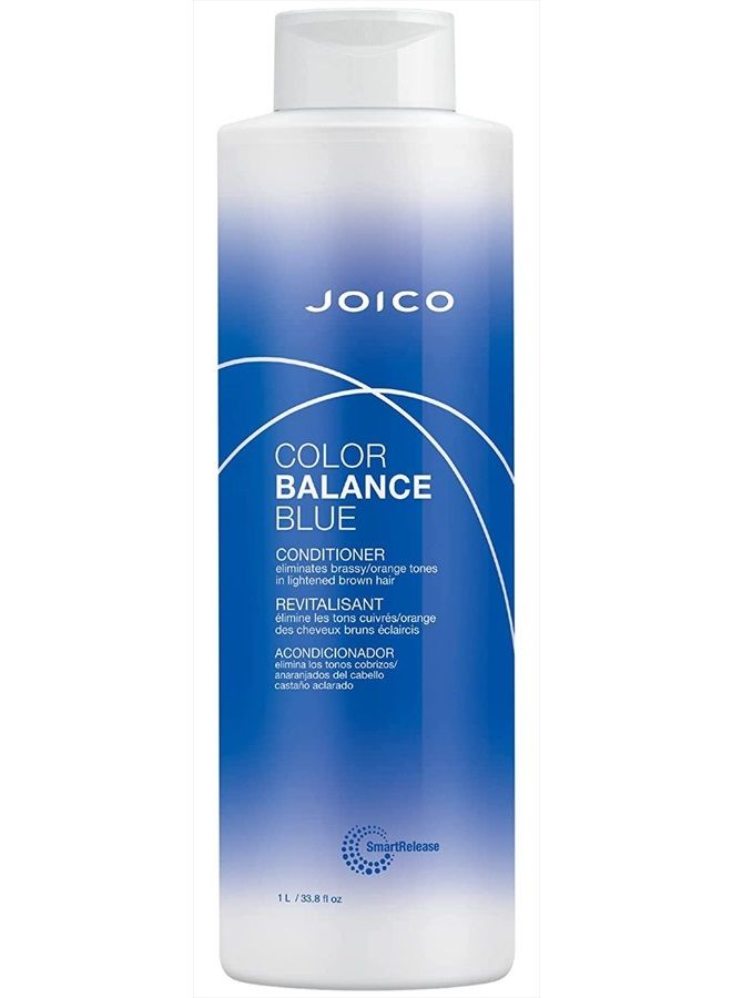 Color Balance Blue Shampoo & Conditioner Set | Eliminate Brassy and Orange Tones | For Lightened Brown Hair