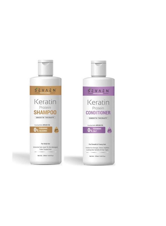 Keratin Smooth Shampoo With Keratin Smooth Conditioner (2 Items In The Set) 250 Ml