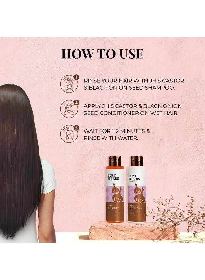 Anti Hairfall Control Kit (Shampoo 100Ml+Conditioner100Ml) With Goodness Of Natural Vitamin E Bhringraj & Black Onion Seed For Shiny Smooth Hair All Hair Types