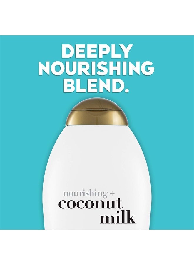 Nourishing + Coconut Milk Shampoo & Conditioner, Set, 25.4 Fl Oz (Pack of 2)