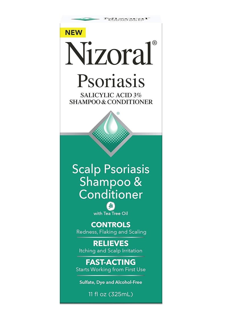 Nizoral Scalp Psoriasis Shampoo & Conditioner, 11 Ounce