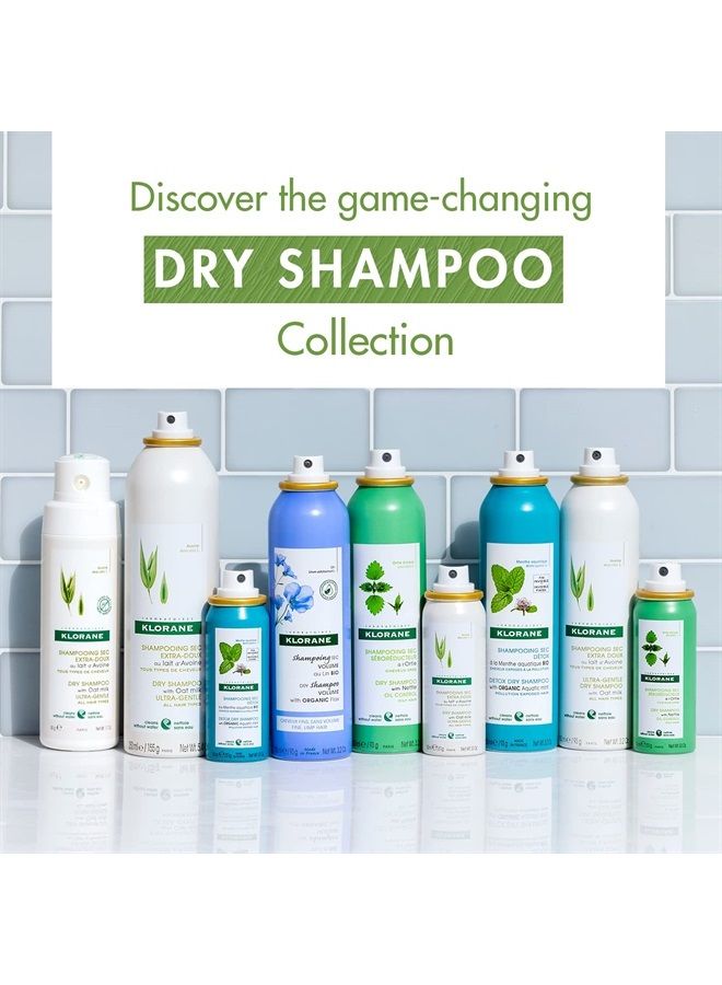 Dry Shampoo with Nettle for Oily Hair and Scalp, Regulates Oil Production, Paraben & Sulfate-Free, Travel Size, 1 oz.