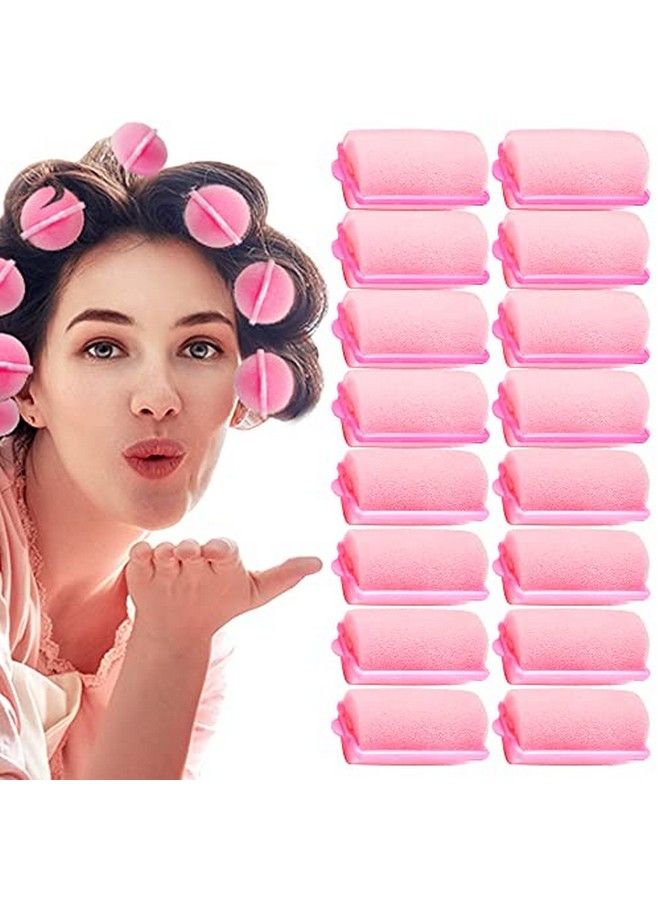 Foam Roller Heatless Hair Curler 16 Pcs Curls Roller Tools Wave Formers Hair Curls Overnight Curls Hair Styler Tool Set Hair Waver Hair Curlers Without Heat Curl Sponge Foam Roller For Hair 16Pc