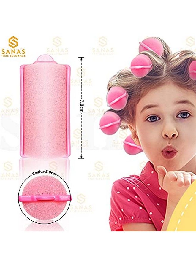 Foam Roller Heatless Hair Curler 16 Pcs Curls Roller Tools Wave Formers Hair Curls Overnight Curls Hair Styler Tool Set Hair Waver Hair Curlers Without Heat Curl Sponge Foam Roller For Hair 16Pc
