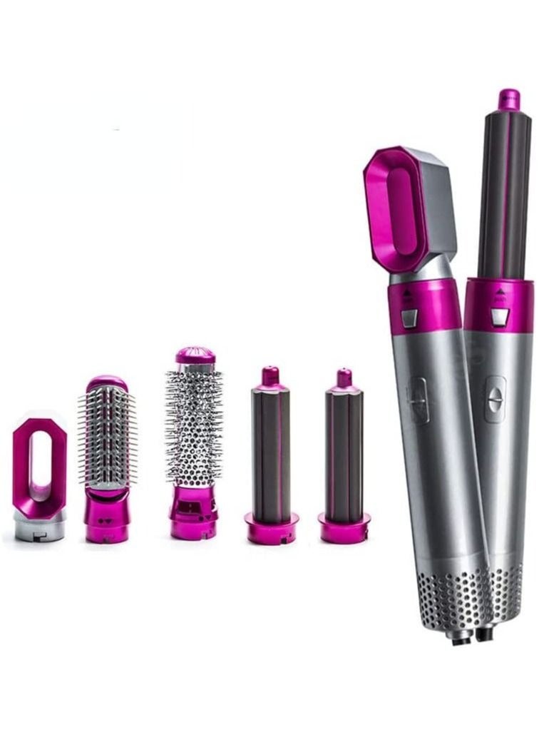 Automatic suction curler set Multifunctional five-in-one hot air comb hair suction air curling iron straight hair styling comb