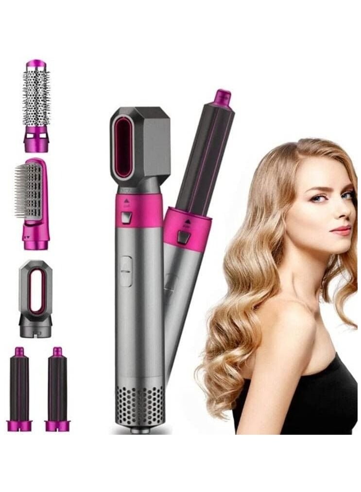 Automatic suction curler set Multifunctional five-in-one hot air comb hair suction air curling iron straight hair styling comb