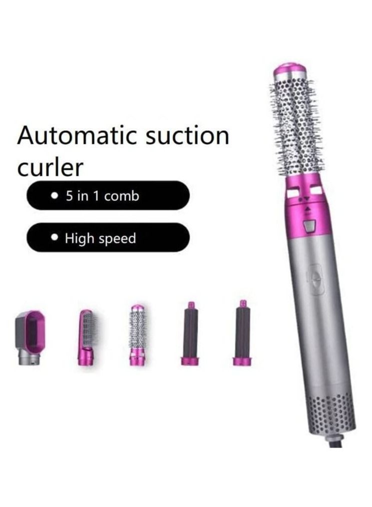 Automatic suction curler set Multifunctional five-in-one hot air comb hair suction air curling iron straight hair styling comb