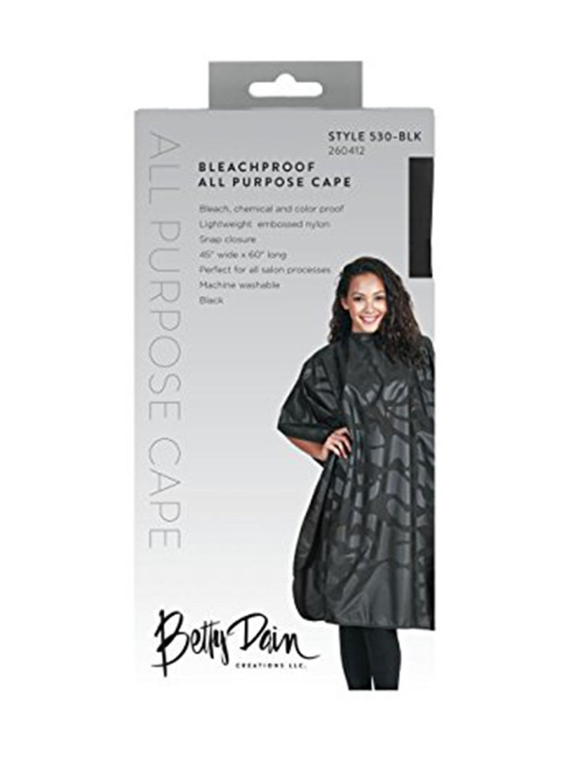 Bleach Proof All Purpose Styling Cape Black