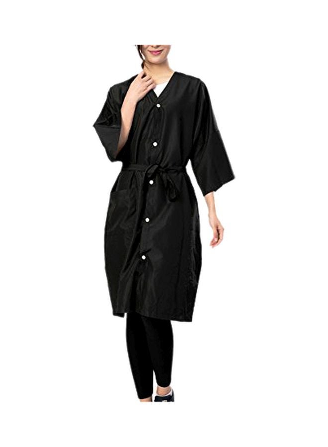 Hair Cutting Cape Gown Black