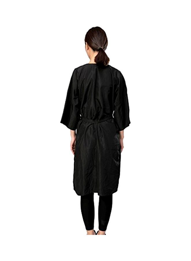 Hair Cutting Cape Gown Black