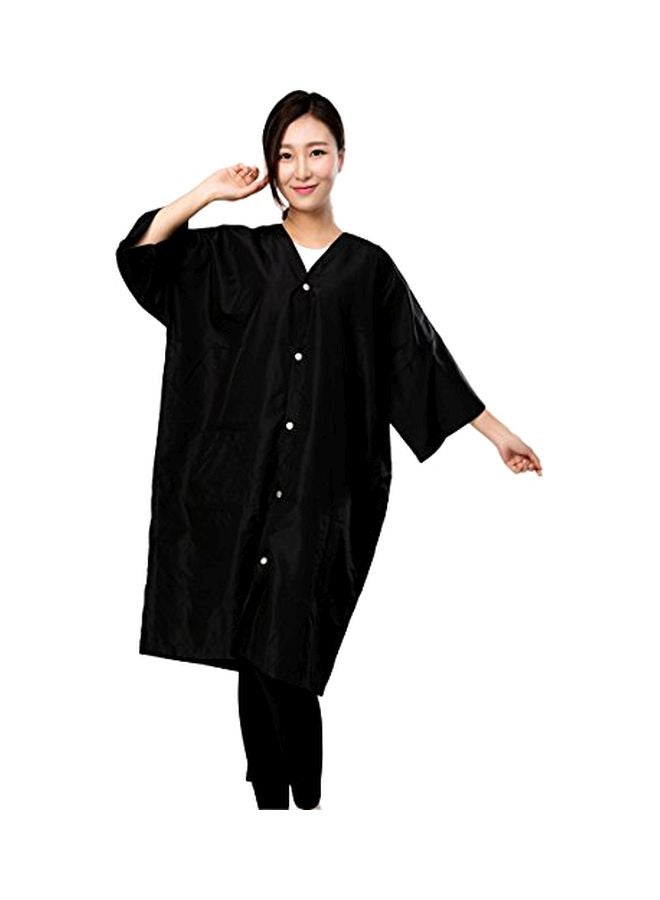 Hair Cutting Cape Gown Black