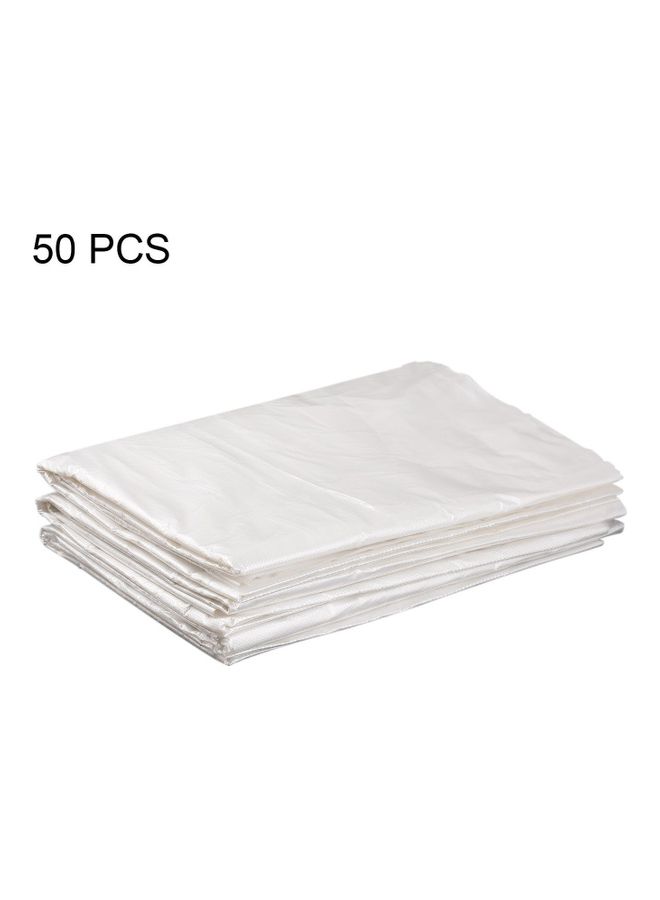 50-Piece Disposable Hair Salon Capes Clear