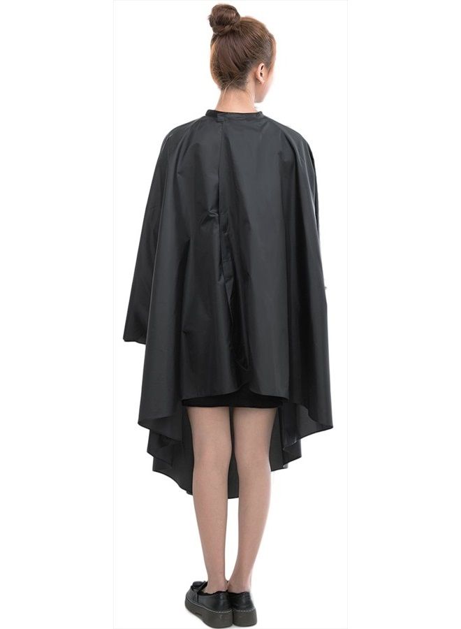 Salon Client Hair Cutting Cape Gown, Professional Barber Haircut Cape with Sleeves