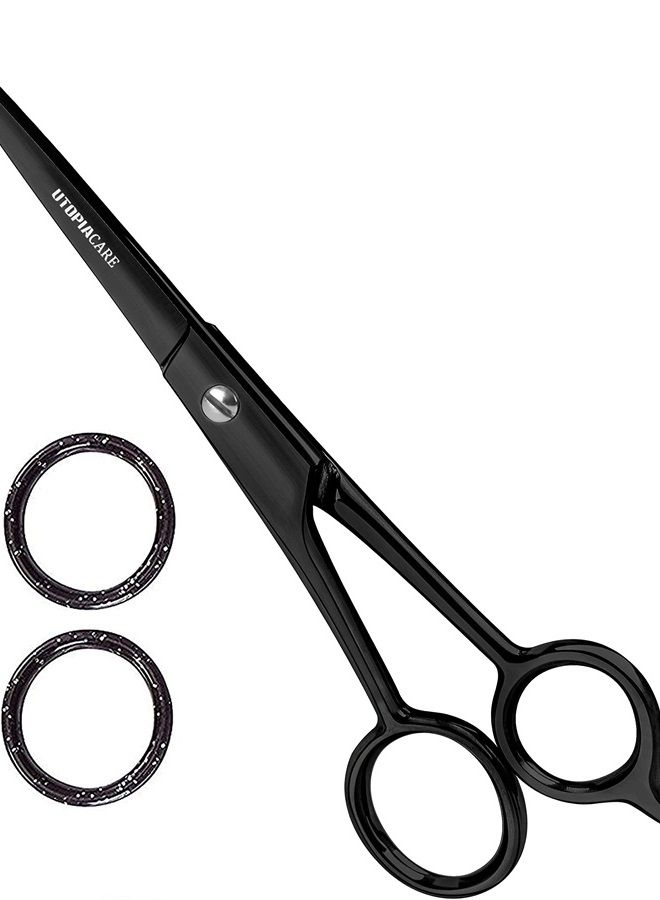 Hair Cutting and Hairdressing Scissors 6.5 Inch, Premium Stainless Steel shears with smooth Razor & Sharp Edge Blades, for Salons, Professional Barbers, Men & Women, Kids, Adults, & Pets.