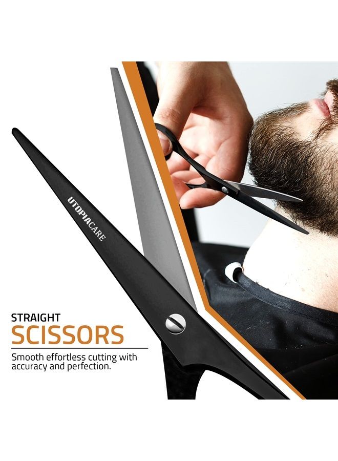 Hair Cutting and Hairdressing Scissors 6.5 Inch, Premium Stainless Steel shears with smooth Razor & Sharp Edge Blades, for Salons, Professional Barbers, Men & Women, Kids, Adults, & Pets.