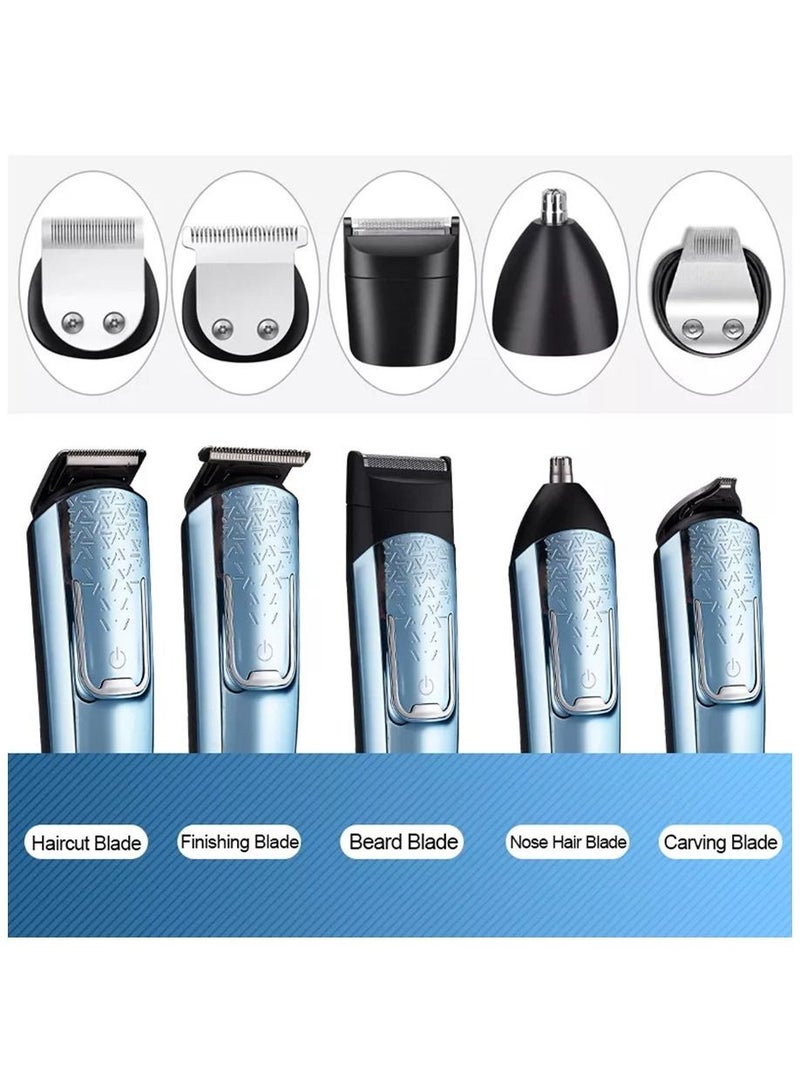 Beard Trimmer for Men, Professional Mens Trimmers for Face, Hair and Nose, USB Rechargeable and IPX7 Waterproof Hair Clipper