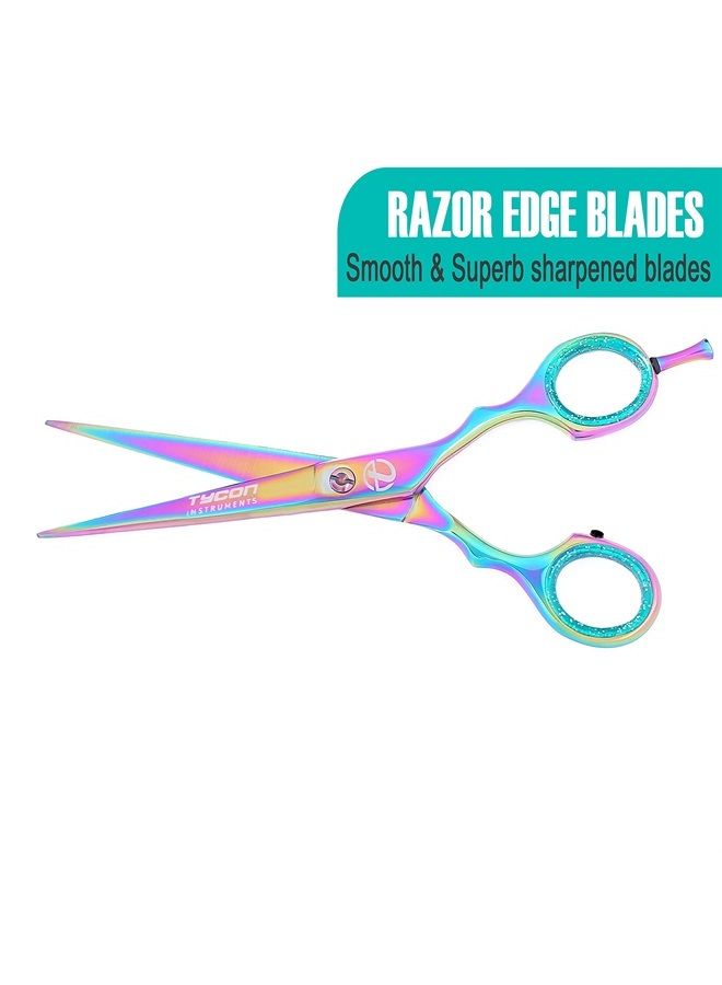 Hair Scissors - Hair Cutting Scissors Professional - Attractive 6.0 Inch Razor Edge Blade Professional Hair scissors - Premium Hair Shears for Women and Men