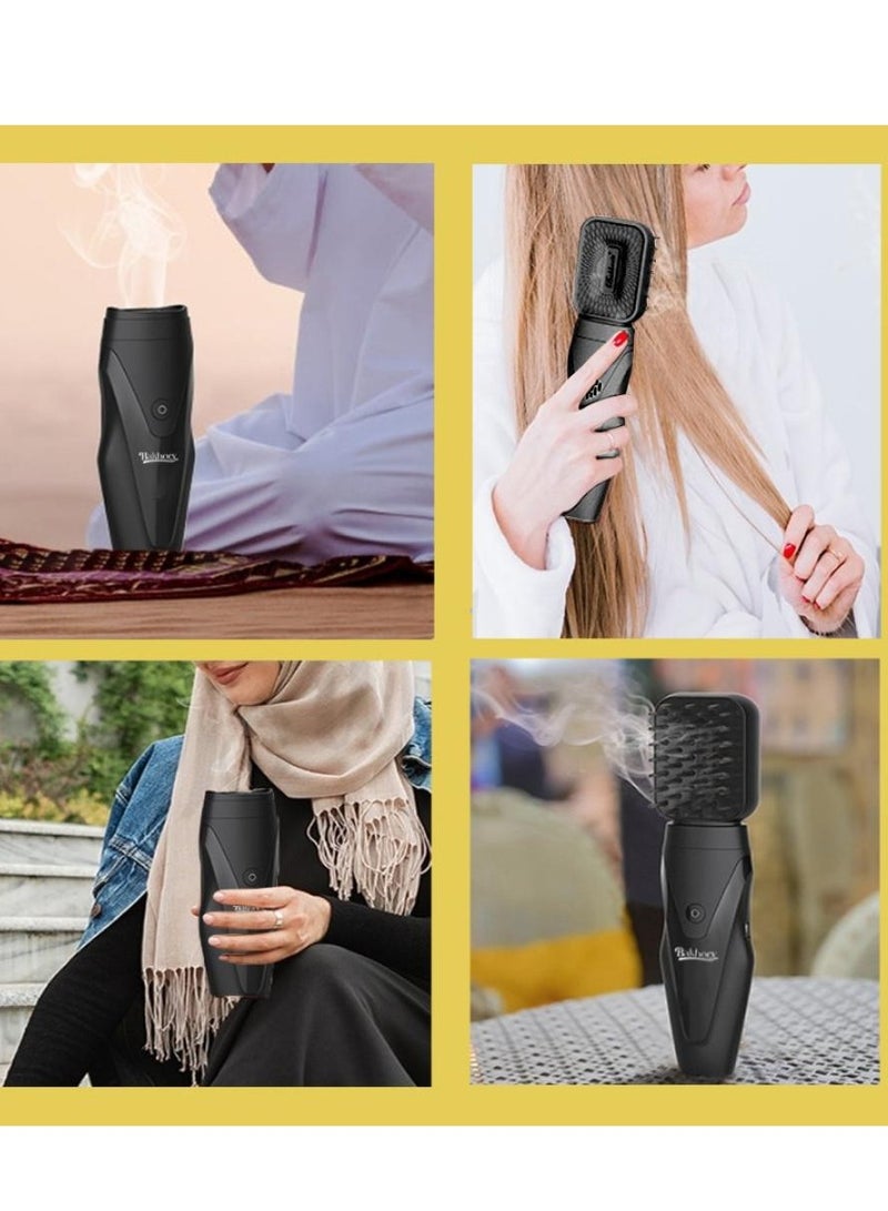 Electric Oud Bakhoor Incense Burner with Soft Comb USB Rechargeable Incense Mabkhara