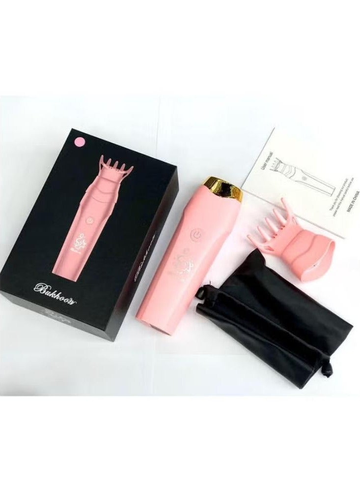 Smart Rechargeable Handheld Burner With Comb Pink