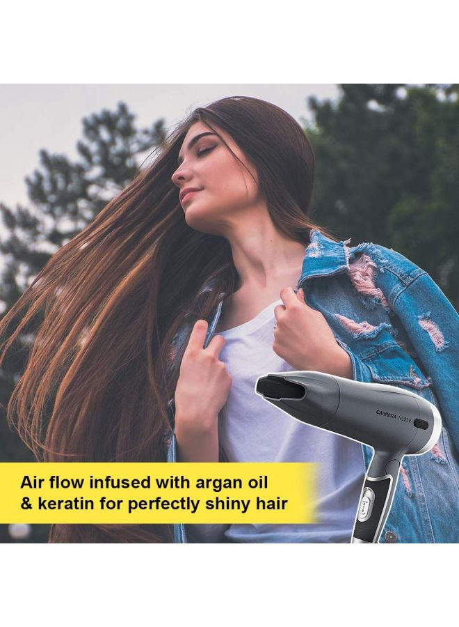 Compact Hair Dryer Graphite Grey