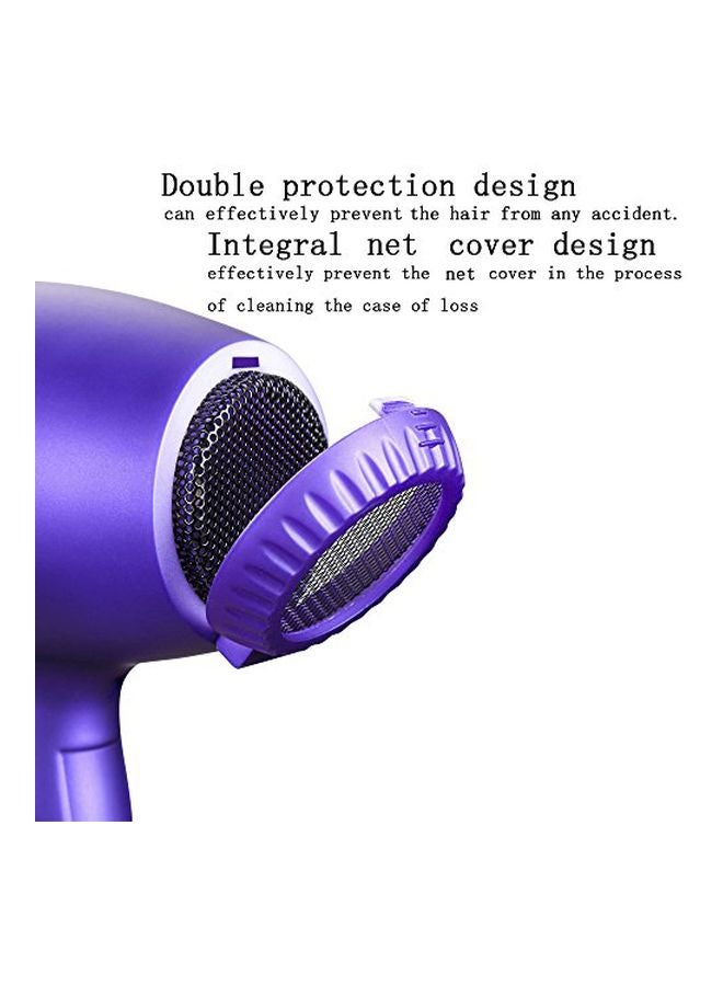 Lightweight Low Noise Hair Dryer Purple