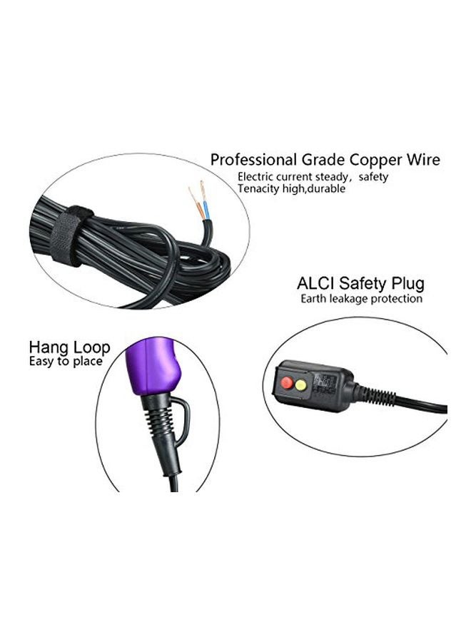 Lightweight Low Noise Hair Dryer Purple