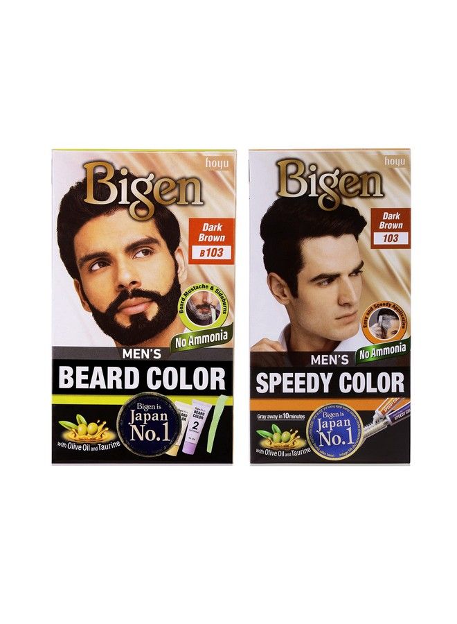 Beard 103 & Men’S Speedy Hair Color 103 (Pack Of 2)