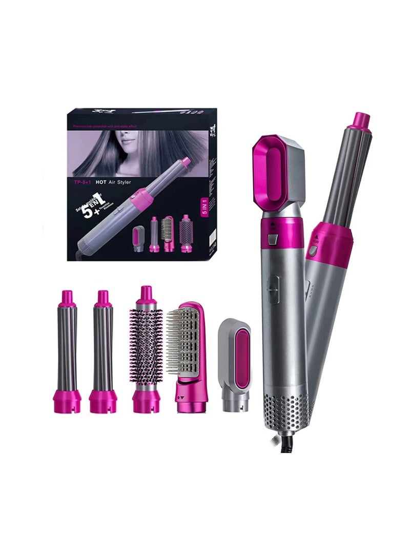 5 In 1 Hair Dryer and Volumizer Rotating Hair Dryer Tool Set