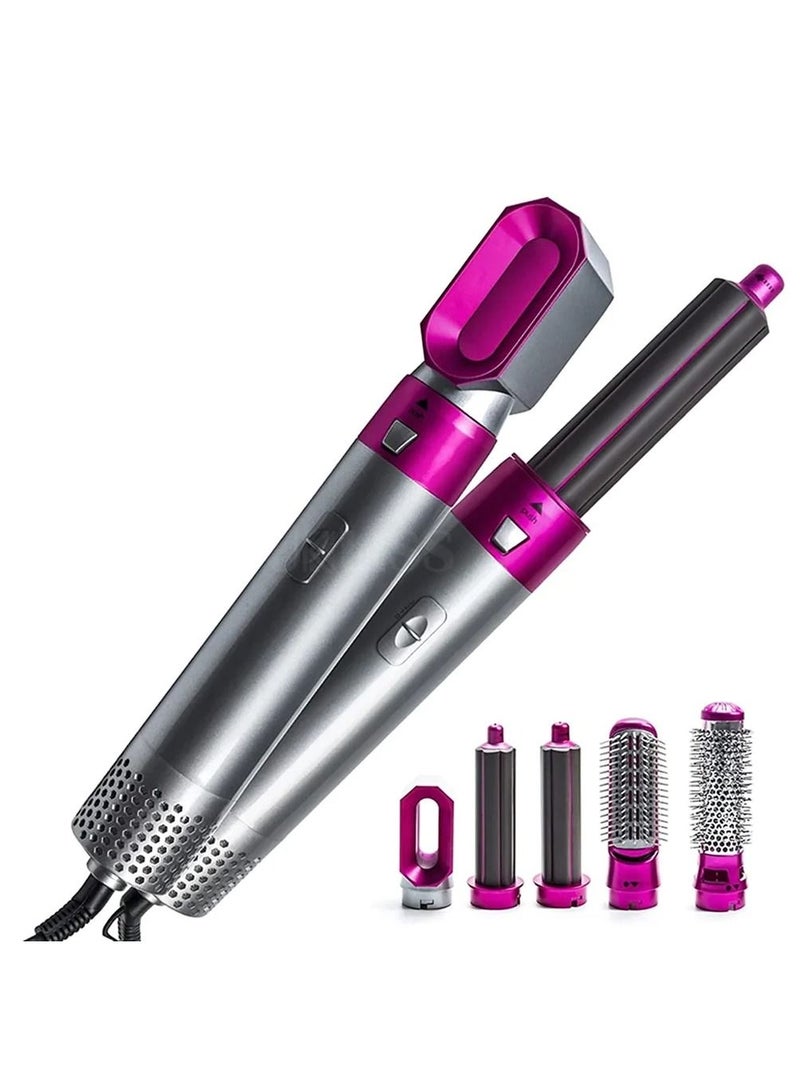 5 In 1 Hair Dryer and Volumizer Rotating Hair Dryer Tool Set