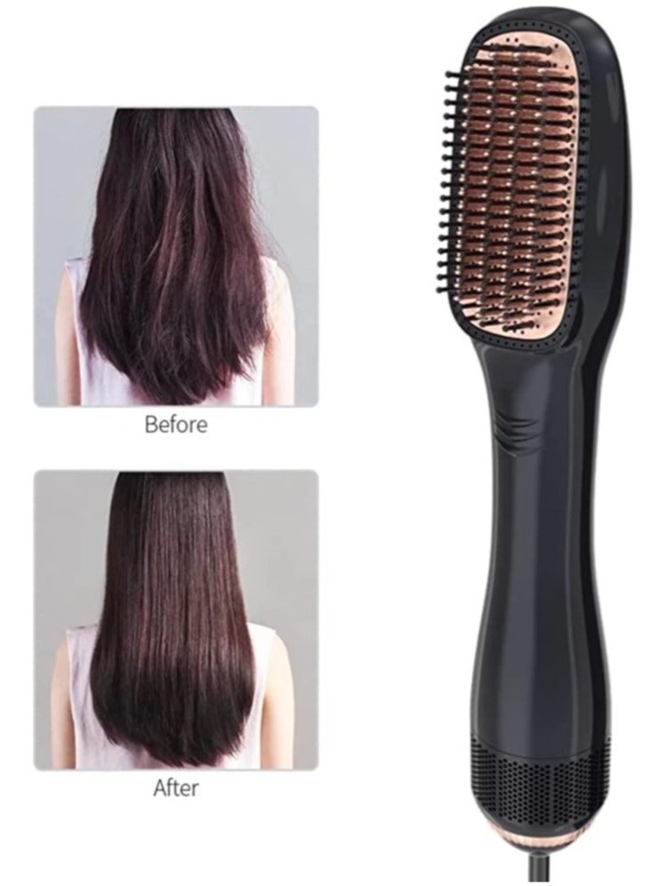 Hair Dryer Styler Volumizer Brush Salon Styler for Straightening Negative Ion Ceramic Blow Dryer Brush