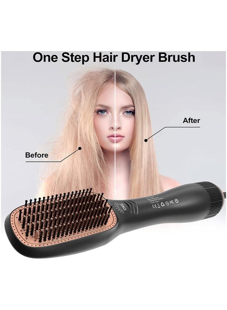 Hair Dryer Brush 3 in 1 Hot Air Brushes Blow Dryer Brush Hair Comb One Step Electric Hair Brushes Hair Straightener