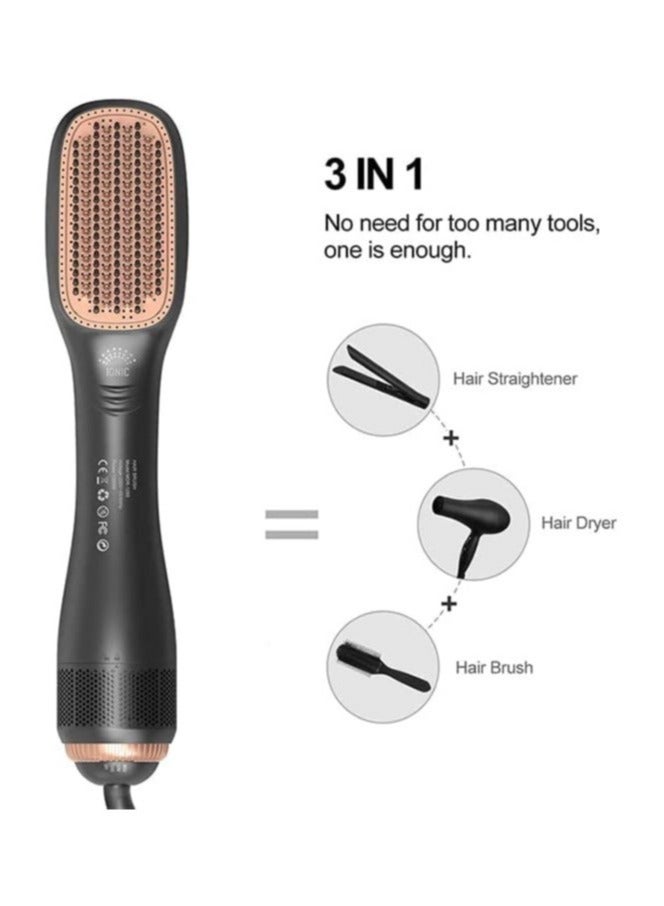 Hair Dryer Brush 3 in 1 Hot Air Brushes Blow Dryer Brush Hair Comb One Step Electric Hair Brushes Hair Straightener