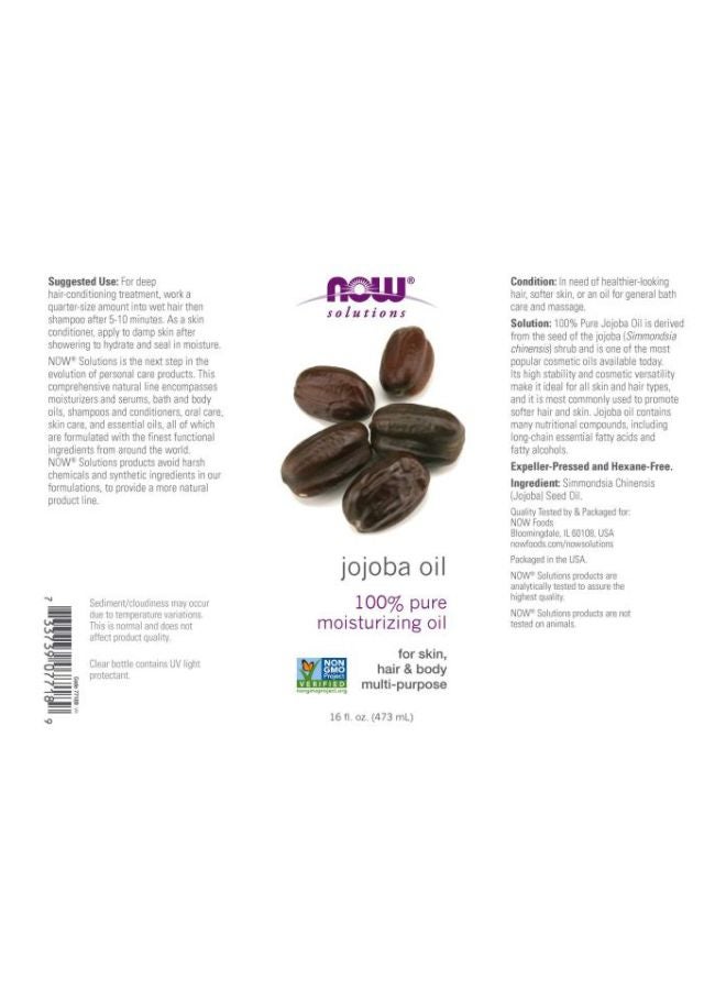 Jojoba Moisturizing Oil 473ml