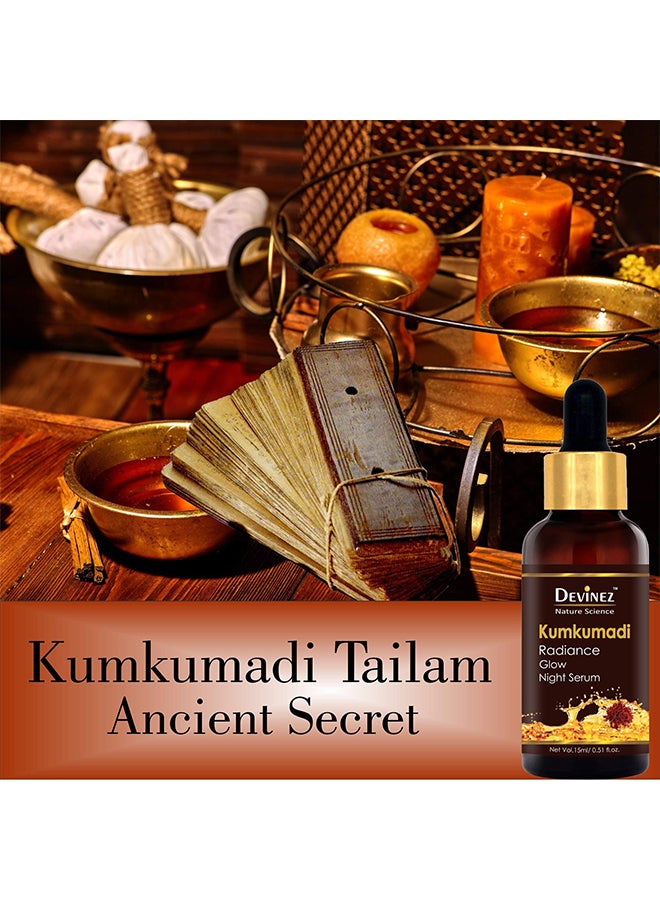 Ayurvedic Kumkumadi Radiance Glow Night Serum 15ml