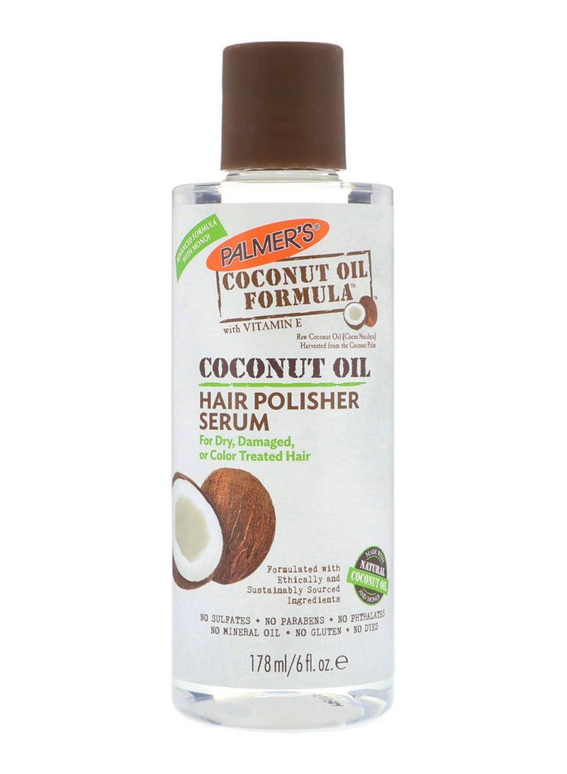 Coconut Oil Formula Hair Polisher Serum Clear 178ml